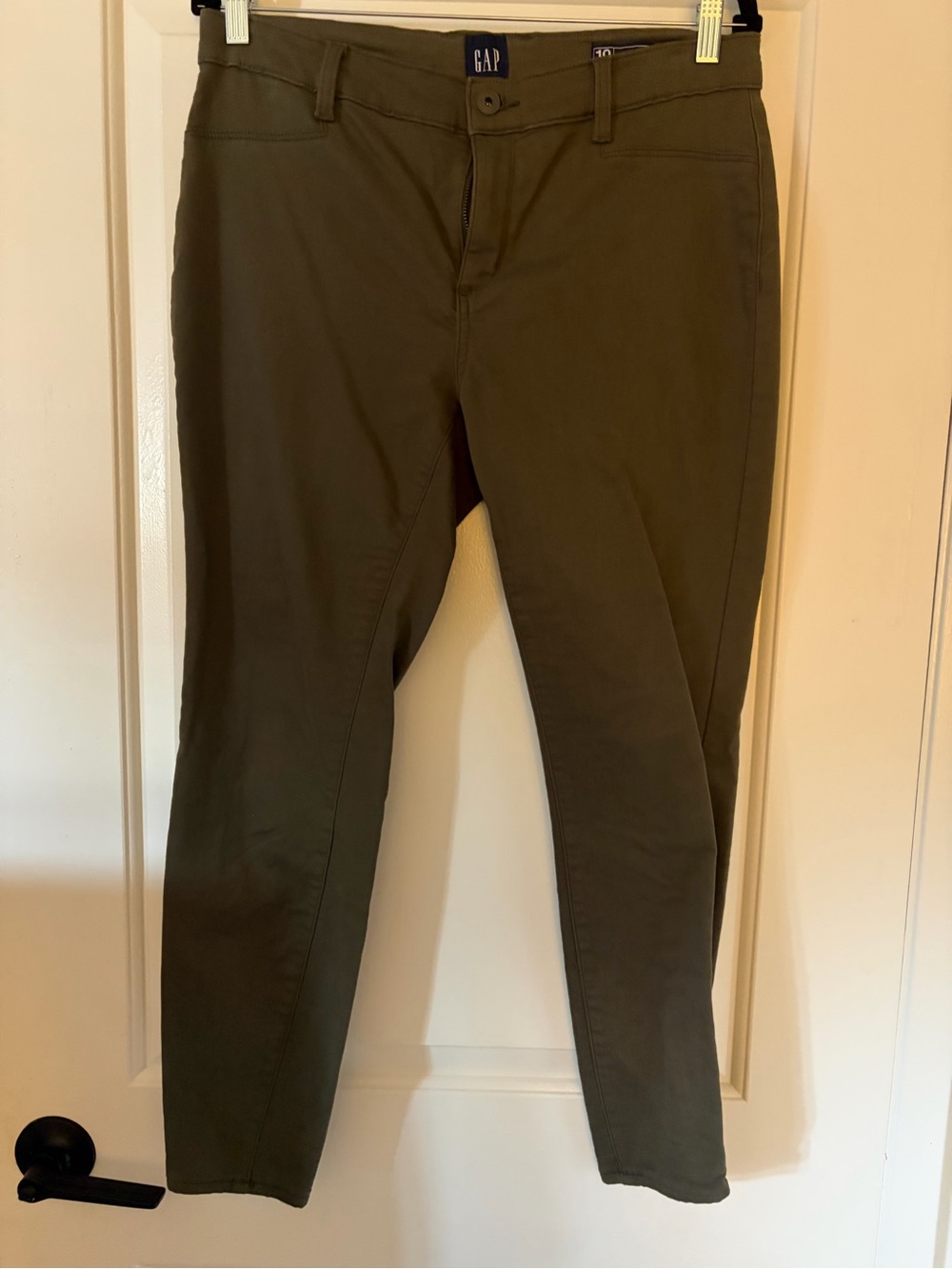 GAP Olive Green Slim Chinos